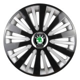 Set 4 Capace Roti, potrivite jantelor de R15, pentru Skoda, model falcon dual, Autohelix MSA