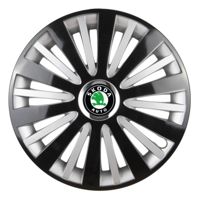 Set 4 Capace Roti, potrivite jantelor de R15, pentru Skoda, model falcon dual foto
