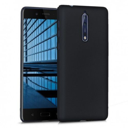 Husa TPU Silicon pentru Nokia 8 Negru