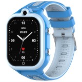 Cumpara ieftin Ceas smartwatch copii, Valdus DF91, Nano SIM 4G, functie telefon, apel video, GPS+LBS, buton SOS, memorie 8GB, albastru