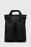 Rains rucsac 14240 Weekendbags culoarea negru, mare, neted