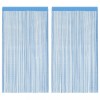 Perdele sir 2 buc Albastru deschis 140x250 cm