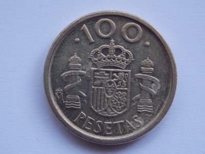 100 PESETAS 1992 SPANIA foto