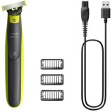 Aparat de barbierit si tuns pentru fata si corp QP2724/23, Lama 360, autonomie 45 minute, Verde, Philips