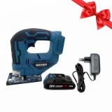 Cumpara ieftin Pachet Fierastrau pendular 20V WAINER JS1 + Acumulator 2Ah + Incarcator 20V