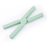 Suport Pliabil Silicon Vase Fierbinti eMazing, Antialunecare, Verde, 14.5cm, Portabil, Rezistent Caldura