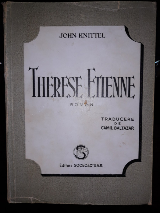 Therese Etienne -John Knittel