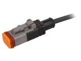 Cablu de Conectare 1.5m 48VAC 8A Mufă Dreaptă