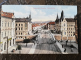 Carte postala Cluj, Podul peste Somes, cca 1900, necirculata, perfecta