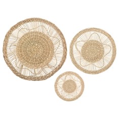 Decoratiune pentru perete PWD-0113, Bej, 38x38 cm
