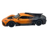 Macheta Mercedes One 1/18 replica metal cu sunet si lumini, usi deschise portocaliu
