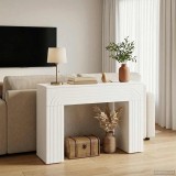 vidaXL Masă de cafea Alb 102 x 35 x 75 cm Lemn prelucrat 899927