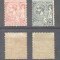 Monaco 1891 Albert I 15C+25C rosa+green Mi.15-16 MH AM.490