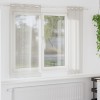 VidaXL Perdele cu perdele 2 pcs Crem 140 x 175 cm Poliester