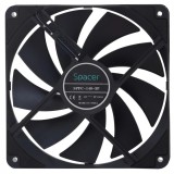 Ventilator Spacer 140mm, 1400RPM, conector 3 pin, tip rulment hidraulic,