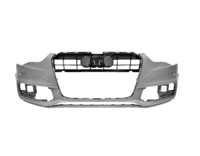 Bara fata AUDI A5/S5 (B8), 10.2011-08.2016 model S-Line,cu 2 gauri pentru Senzori de parcare (PDC), cu locas pt spalator; grunduit, foto