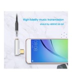 Adaptor USB-C Male la Jack Audio 3.5mm Female cu 4-poli-Culoare Alb