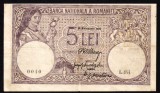 ROMANIA - 5 lei - Februarie 1917 VF++ , fagure MIC . Piesa frumoasa de colectie. Mai rara in aceasta stare !! Tiparita in Rusia