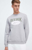 Cumpara ieftin Reebok Classic bluza barbati, culoarea gri, cu imprimeu