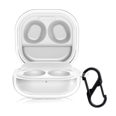 Husa Casti Kwmobile pentru Samsung Galaxy Buds FE, Transparent, Silicon, KWM000025FA001C foto