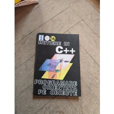 Initiere in C++ - Programare Orientata pe obiecte