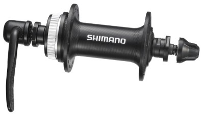 Butuc fata Shimano HB-RM35, 32H, Old 100mm Ax 108mm QR 133mm, pentru disc center... Cod:EHBRM35BLP5 foto