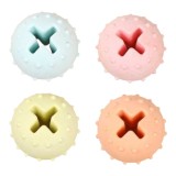 Set 4 jucarii de mestecat, multicolore, pentru caini, mingii