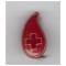 Insigna mica Donator de sange RSR, stare buna