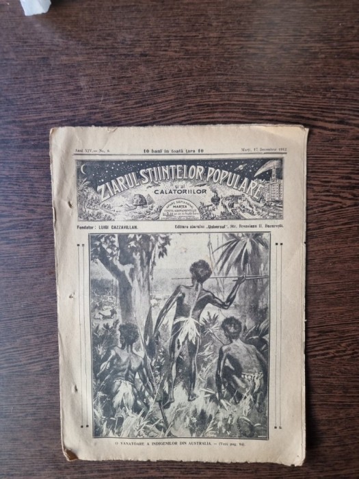Ziarul Științelor Populare și al Călătoriilor - nr 6/1915 -