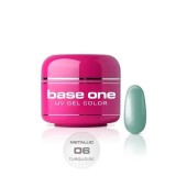 Gel UV Silcare Base One Metallic &ndash; Turquoise 06, 5g