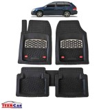Covorase Auto TeamCar&reg; Tip Tavita Compatibile Volkswagen Golf 5 Variant (2003&ndash;2009) Negru antracit, Cauciuc