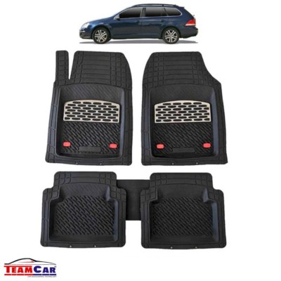 Covorase Auto TeamCar&amp;reg; Tip Tavita Compatibile Volkswagen Golf 5 Variant (2003&amp;ndash;2009) Negru antracit foto
