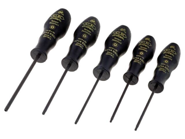 Kit şurubelniţe Torx ESD 5 buc.