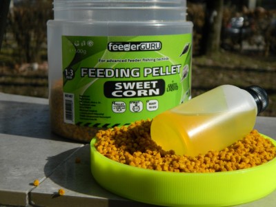 Timar - Micro pelete Feeding Pellet - Sweetcorn(porumb dulce) 500g+100ml foto
