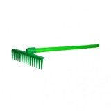 Grebla verde din plastic, 61 cm