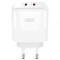 Incarcator Retea XO Design L140, 35W, 3A, 2 x USB-C, Alb
