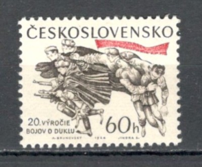 Cehoslovacia.1964 20 ani batalia de la Pasul Dukla XC.367 foto