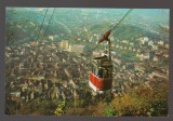 CPIB 25155 CARTE POSTALA - BRASOV, VEDERE PANORAMICA, TELECABINA, NECIRCULATA