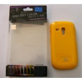 Husa Mercury Jelly Samsung Galaxy S3mini I8190 Galben Blister