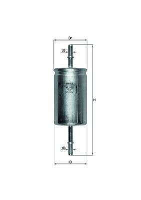 MAHLE KL 559 filtru combustibil