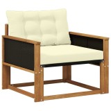 vidaXL Set de canapele de exterior Lemn solid de Acacia și Textilene 3438882