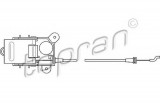 Cablu, deblocare usi VW LT II caroserie (2DA, 2DD, 2DH) (1996 - 2006) TOPRAN 109 449