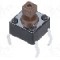Microintrerupator, 6.2x6.2mm, OFF-(ON), SPST-NO, DIPTRONICS - DTS-644N