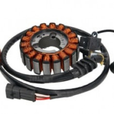 Stator alternator compatibil: APRILIA ATLANTIC, SCARABEO, SPORTCITY, SR; DERBI GP1, RAMBLA; GILERA NEXUS; MALAGUTI MADISON; PIAGGIO/VESPA BEVERLY, CAR