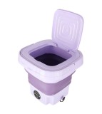 Masina de Spalat Mini Portabila Pliabila 8L Mov