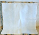 Fata de masa Vintage din bumbac cu broderie manuala