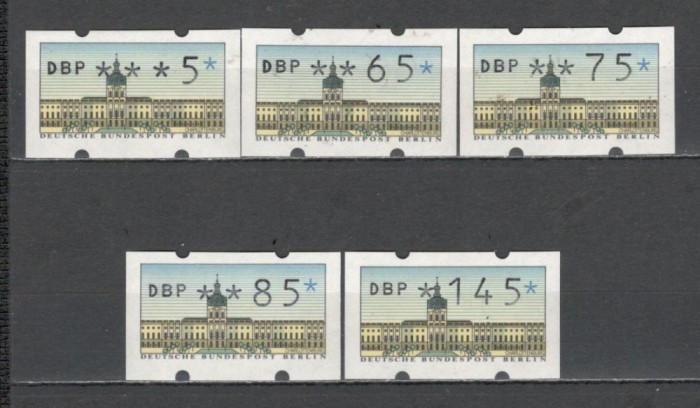 Germania.1993 Timbre de automat-cu nr. pe spate MG.1026