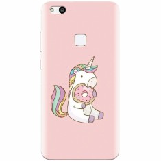Husa silicon pentru Huawei P10 Lite, Unicorn Donuts