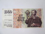 Islanda 1000 Kronur 2001 in stare foarte buna la cel mai mic pret,bancnota din imagini