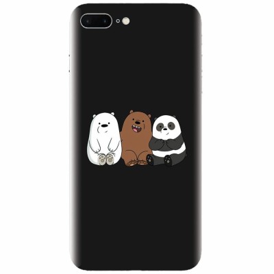 Husa silicon pentru Apple Iphone 8 Plus, Bears foto
